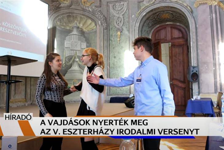 TV Keszthely - Híradó: Vajdások nyerték meg az Eszterházy irodalmi versenyt