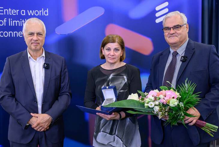 Ericsson a matematika népszerűsítésért díj