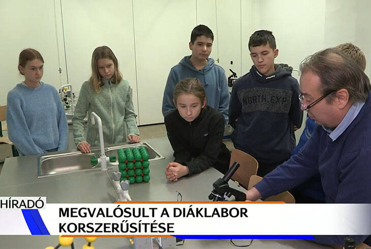 TV Keszthely - H�rad�: Fejlesztettek a term�szettudom�nyos laborban