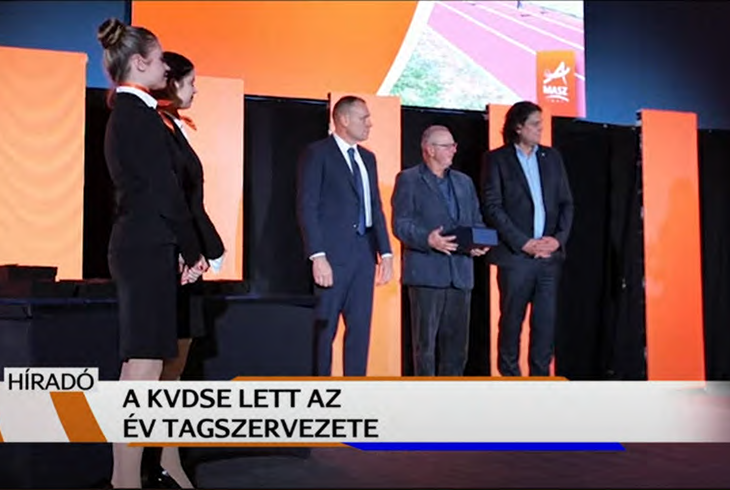 TV Keszthely - Híradó: A KVDSE lett az Év Tagszervezete