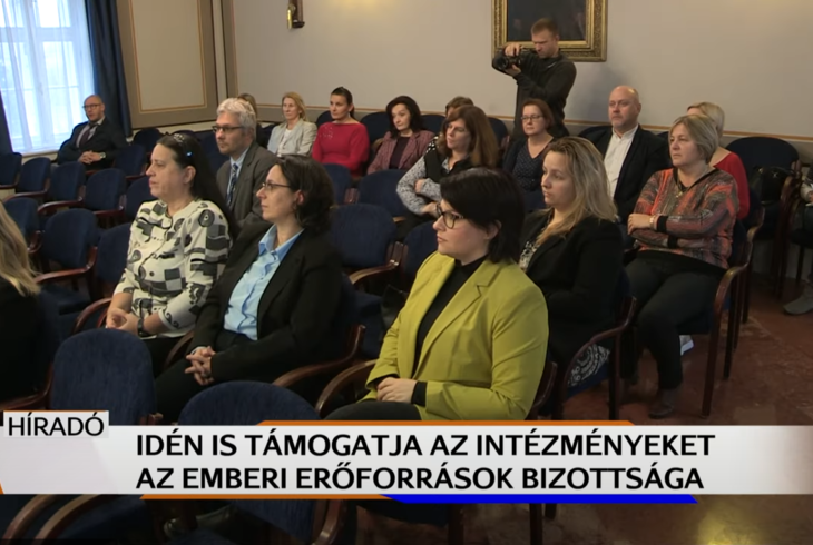 TV Keszthely - Híradó: 16 intézmény kapott támogatást