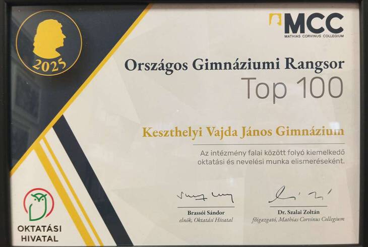 MCC orszgos kzpiskolai rangsor: 51. hely