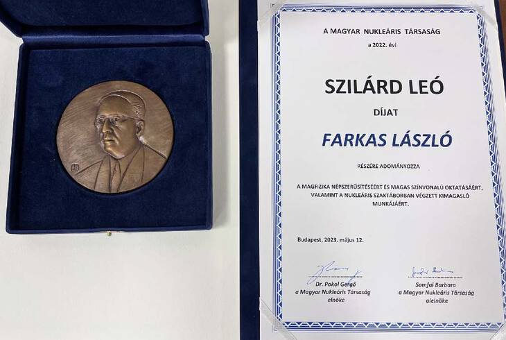 Farkas Lszl tanr r „Szilrd Le Dj”-ban rszeslt