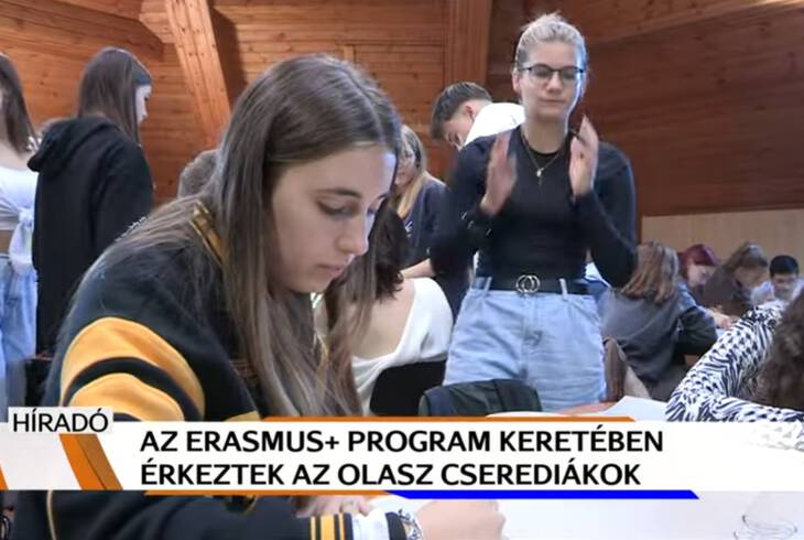 TV Keszthely - Híradó: Olasz diákok a Vajdában