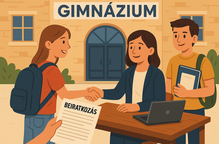 Beiratkoz�s a gimn�ziumba