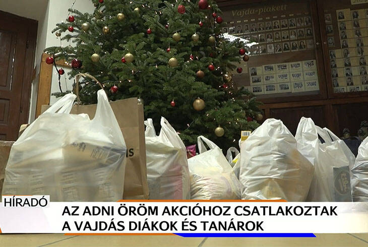 TV Keszthely - H�rad�: Az Adni �r�m akci�hoz csatlakozott a Vajda