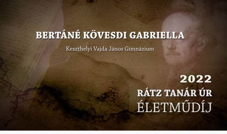 Bertn Kvesdi Gabriella tanrn „Rtz Tanr r” letmdjban rszeslt